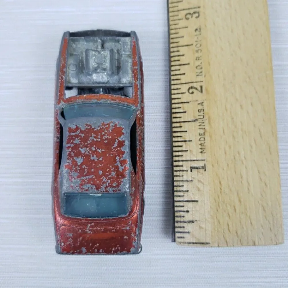 Vintage Hot Wheels Redline Custom Camaro Die Cast Car Hong Kong Mattel Toy Flaws